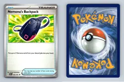 Nemonas Backpack #83/91 Scarlet & Violet Paldean Fates Uncommon Pokemon 2024 TCG - Image 1