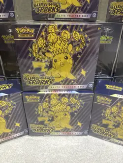 4x Pokemon Scarlet & Violet Surging Sparks Elite trainer box ETB - Image 2