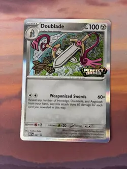 Doublade Perfect Order Prerelease Promo 067 HOLO NM English Pokemon - Image 1