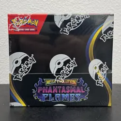 Pokemon Mega Evolutions Phantasmal Flames Factory Sealed Booster Box - Image 1