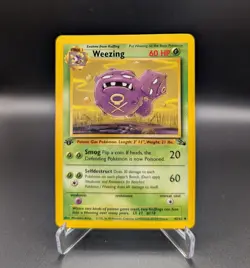Weezing - 1st Edition - 45/62 Fossil - LP - Pokemon TCG - Image 1