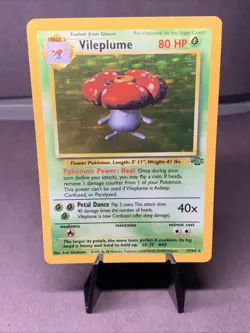 Pokemon TCG Vileplume Jungle 15/64 Holo Unlimited Rare VTG WOTC 1999 LP - Image 1