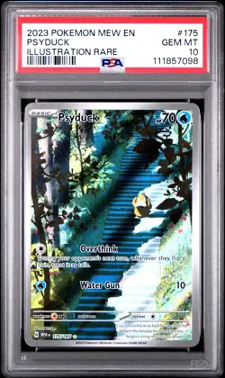 2023 POKEMON MEW EN-151 ILLUSTRATION RARE #175 PSYDUCK 💎 PSA 10 💎 - Image 1