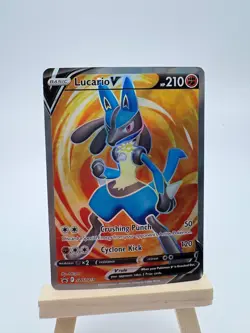 Lucario V SWSH213 Black Star Promo Holo Pokemon 2022 Sword & Shield NM - Image 1