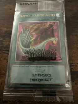* HARPIE'S FEATHER DUSTER * QUARTER CENTURY SECRET RARE SEALED EDC1-EN001 YUGIOH - Image 1