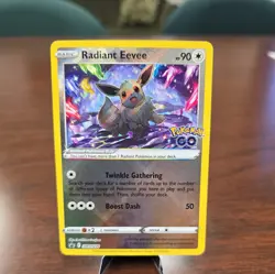 Pokemon Eevee Radiant SWSH230 Promo Card Holo, Near Mint Condition - Image 1