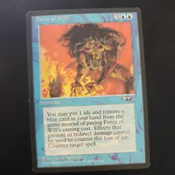 Magic the Gathering MTG card: Force of Will Alliances - Image 1