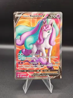 Galarian Rapidash V (Full Art) 167/198 Chilling Reign Ultra Rare Pokemon Card - Image 1