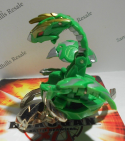 Bakugan Win Dmill Green Ventus BakuTech 640G - matching ability card - Image 2