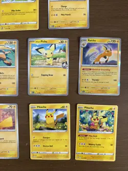 Pikachu Raichu Pichu 11 Pokemon Cards Mint Tcg - Image 2