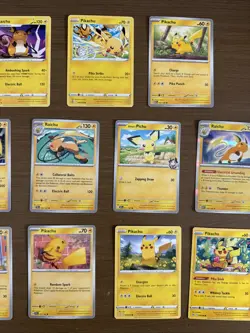 Pikachu Raichu Pichu 11 Pokemon Cards Mint Tcg - Image 3