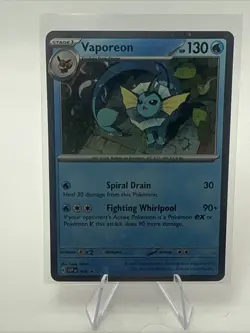 Vaporeon - 168 (Cosmos Holo) 168 Sv: Scarlet & Violet Promo Cards Holo - Image 1