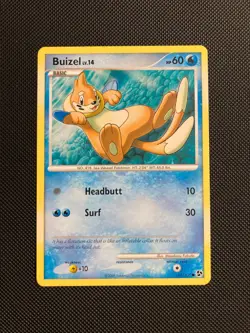 Pokemon TCG Buizel 61/106 Great Encounters Common Card (LP) - Image 1