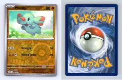 Phanpy #48/91 SV Paldean Fates Pokemon 2024 Reverse Holo Common TCG Card - Image 1