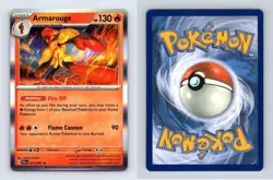 Armarouge #15/91 SV Paldean Fates Pokemon 2024 Rare Holo TCG Card - Image 1