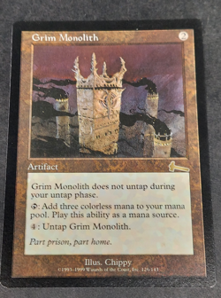 Grim Monolith - Urza's Legacy - Near Mint++ - MTG Magic Reserved List 1999 2of4 - Image 1