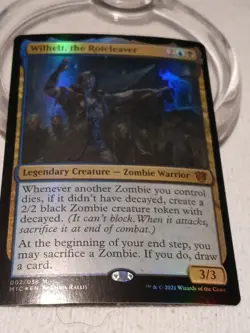 Wilhelt, the Rotcleaver Commander: Innistrad: Midnight Hunt Foil - Image 1