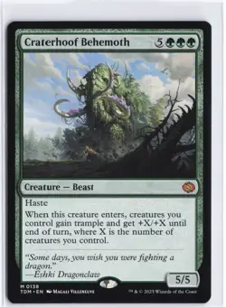 Craterhoof Behemoth M Tarkir: Dragonstorm 138 NM - Image 1