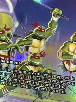 Magic MTG Teenage Mutant Ninja Turtles Borderless Foil #2 Teleportation Circle - Image 2