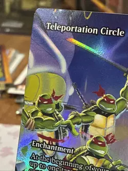 Magic MTG Teenage Mutant Ninja Turtles Borderless Foil #2 Teleportation Circle - Image 4