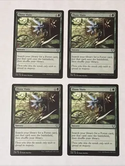 MTG-4X Three Visits-NM-Commander Legends-Magic The Gathering-Magic - Image 1
