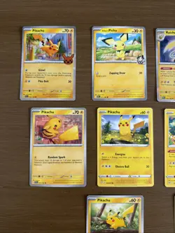 Pikachu Raichu Pichu 10 Pokemon Cards Mint Tcg - Image 2