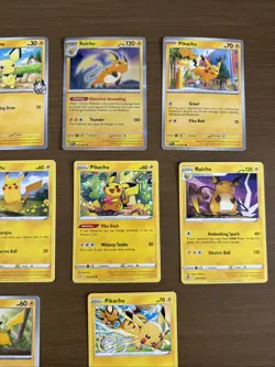 Pikachu Raichu Pichu 10 Pokemon Cards Mint Tcg - Image 3