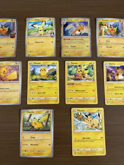 Pikachu Raichu Pichu 10 Pokemon Cards Mint Tcg - Image 4