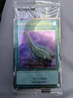 **SEALED** **NEW** Harpie's Feather Duster (Alternate Art) Early Days Collection - Image 1