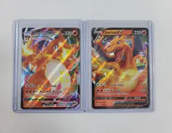 Pokemon Lot TCG Darkness Ablaze - Charizard VMax Ultra Rare and Charizard V NM-M - Image 4