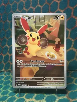 Pokemon TCG 193/182 Plusle Illustration Rare Paradox Rift 💎 - Image 1