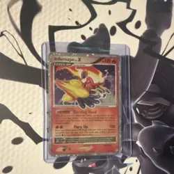 Pokemon TCG Infernape LV.X Diamond & Pearl Holo Ultra Rare 120 HP Shizurow - Image 1