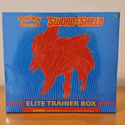Pokemon TCG Sealed Elite Trainer Box Set Sword & Shield Zacian Zamazenta (2020) - Image 5