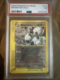 Pokemon 2003 Skyridge Magneton Holo H19/H32 PSA 7 - Image 1