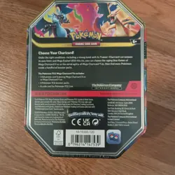 Pokemon TCG Mega Charizard X EX Tin Sealed In Hand - Image 2