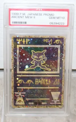 1999 Pokemon Japanese ANCIENT MEW II Movie Promo PSA 10 - Image 1