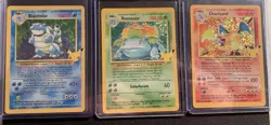 Pokemon 25th Anniversary Celebrations Charizard, Blastoise, Venusaur Trio - Image 1
