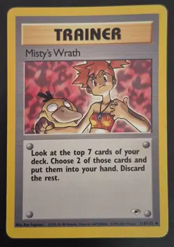 Pokemon Gym Heroes - Misty's Wrath 114/132 - LP - Image 1