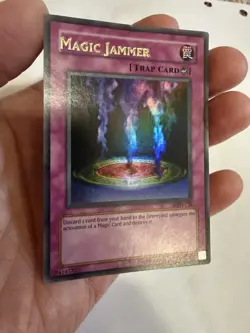 Misprint error heavy stamp with name shift 2002 Yu-Gi-Oh! Magic Jammer MRD-128 - Image 5