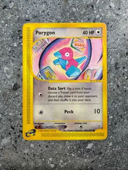 Pokemon TCG Cards Porygon 103a/147 Aquapolis EXC-NM - Image 1