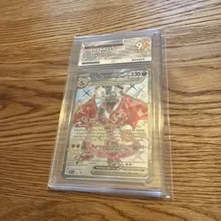 Pokemon TCG Charizard EX SVP074 Black Star Promo Card Ace Grading Mint 9 - Image 1