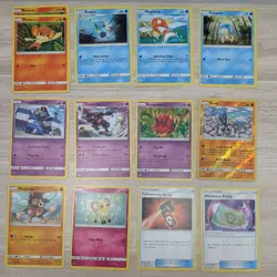 Pokemon TCG Lot 12x Sun & Moon Burning Shadows Cards Reverse Holo Sawk - Image 1