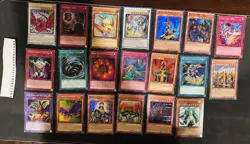 Large Lot of 1996 Yu-Gi-Oh Holographic Rare 1st Edition Vintage Trading Cards - Image 1