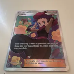 Pokemon Janine Trainer Supporter Holo Card Lot (3x) 2019 Set 210/214 - Image 2