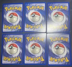 Pokemon Base Set 2 TCG Squirtle 93/130 Wartortle 63/130 6 Card Lot (NM-LP) - Image 2