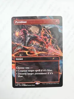 MTG Pyroblast WPN #0002 Regular Card, Promo Edition, Near Mint Condition - Image 1