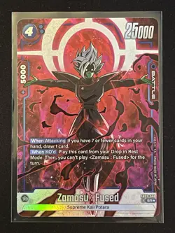 Dragon Ball Super Fusion Worlds Blazing Aura Zamasu : Fused SR Alt Art Foil Card - Image 1