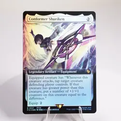 Conformer Shuriken Extended Art 127 Foil MTG Final Fantasy FIC NM - Image 1