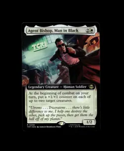 Agent Bishop, Man in Black (Extended Art) Teenage Mutant Ninja Turtles Foil - Image 1