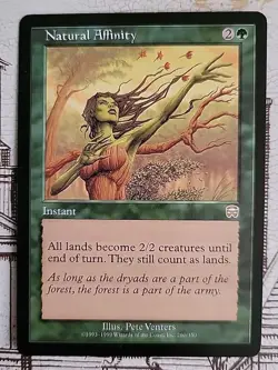 MTG Natural Affinity x1 LP ~Mercadian Masques (Magic)*Free Shipping* - Image 1